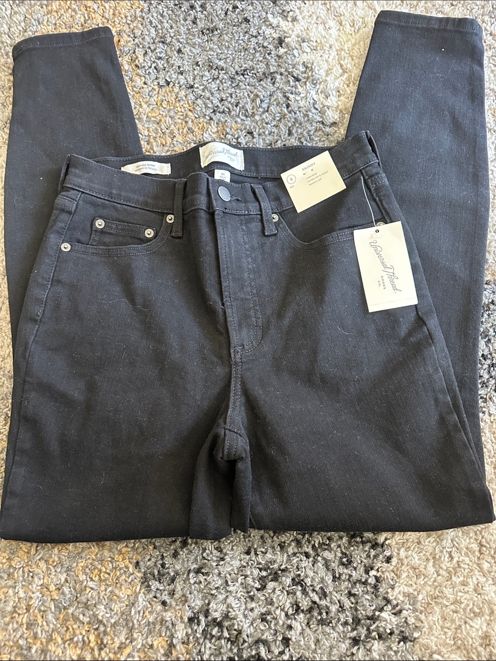 Universal Thread Black High-Rise Skinny Jeans